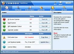 Comodo AntiVirus - бесплатный антивирус, предназначенный для защиты персонального компьютера